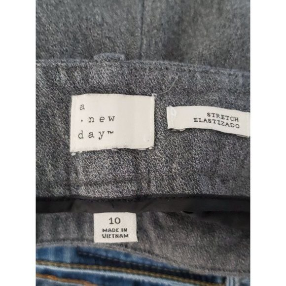 A NEW DAY DRESS PANT COLOR GRAY STRETCH SIZE 10 - Picture 5 of 5